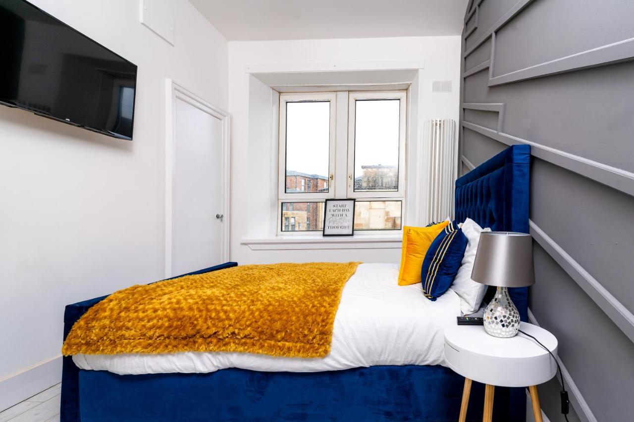 Cheerful 2 Bedroom Homely Apartment, Sleeps 6 Guest Comfy, 3X Double Bed, Parking, Free Wifi, Suitable For Business, Leisure Guest,Glasgow, Glasgow West End, Near City Centre Bagian luar foto